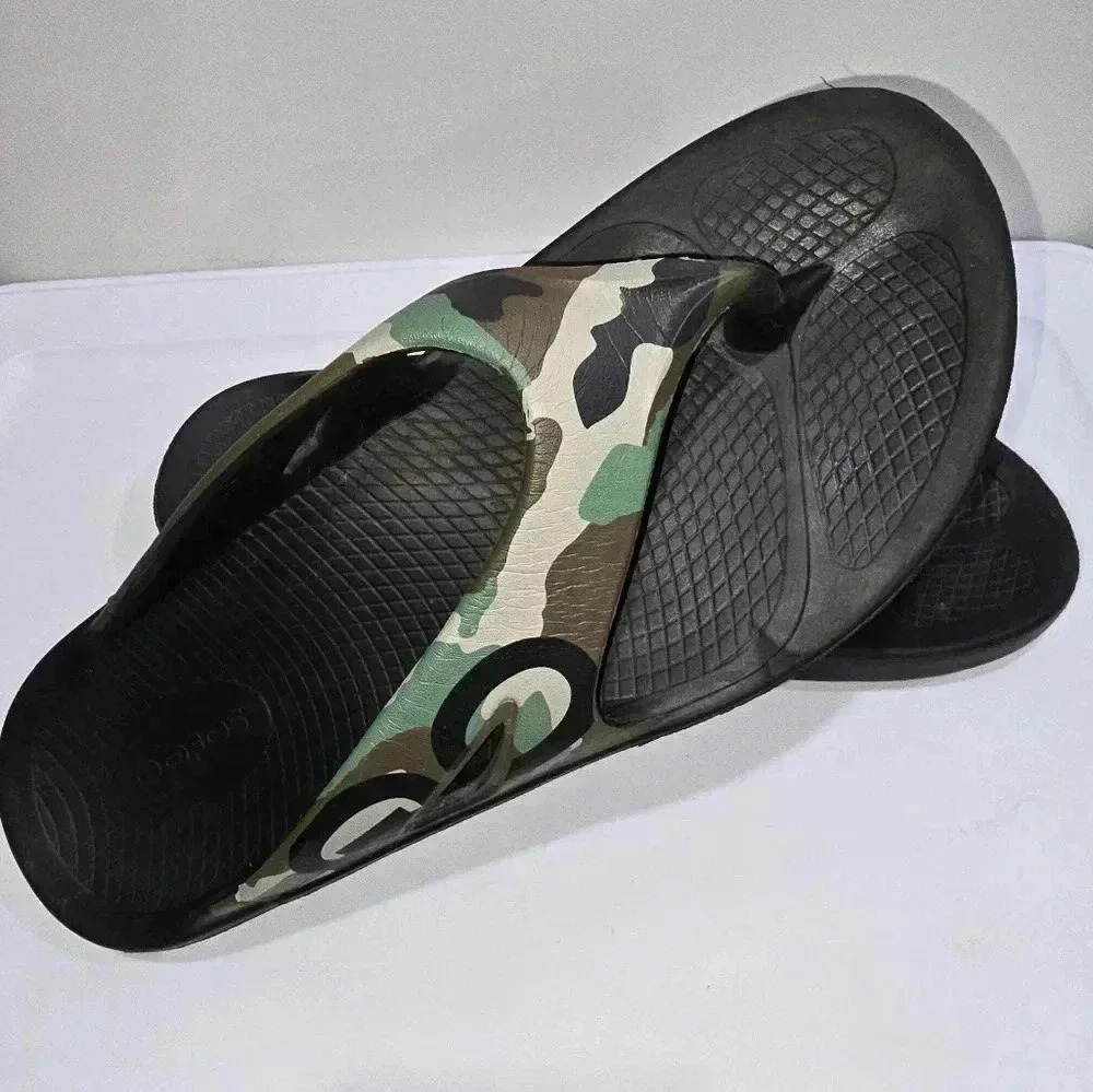 OOFOS OOriginal Sport Flip-Flops Unisex Women's Size 16 Mens Size 14 - Picture 7 of 9